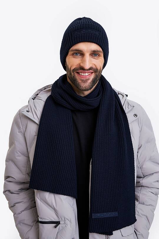 Megztas merino vilnos šalikas 1 | Audimas