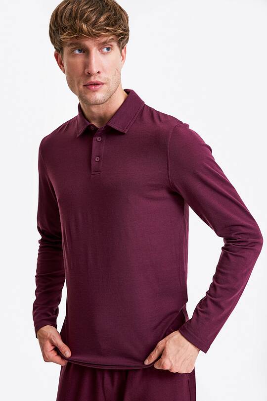 Plonos merino vilnos polo marškinėliai 1 | Audimas