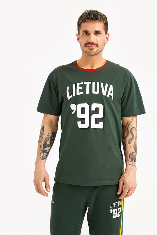 Retro stiliaus medvilniniai marškinėliai 1 | Audimas