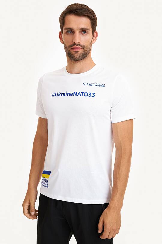 Marškinėliai trumpomis rankovėmis Ukraine NATO 33 1 | Audimas
