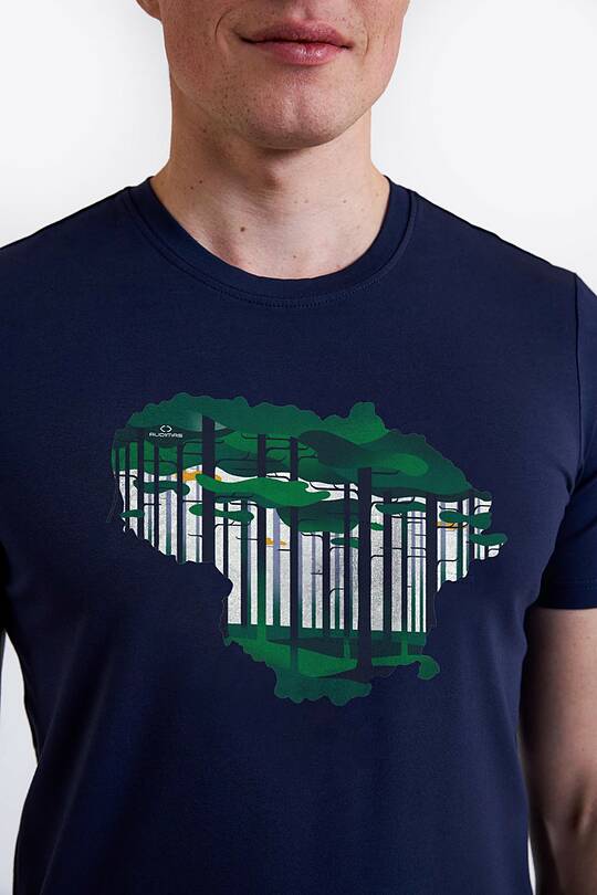 Medvilniniai marškinėliai trumpomis rankovėmis Tautos miškas 2 | Audimas