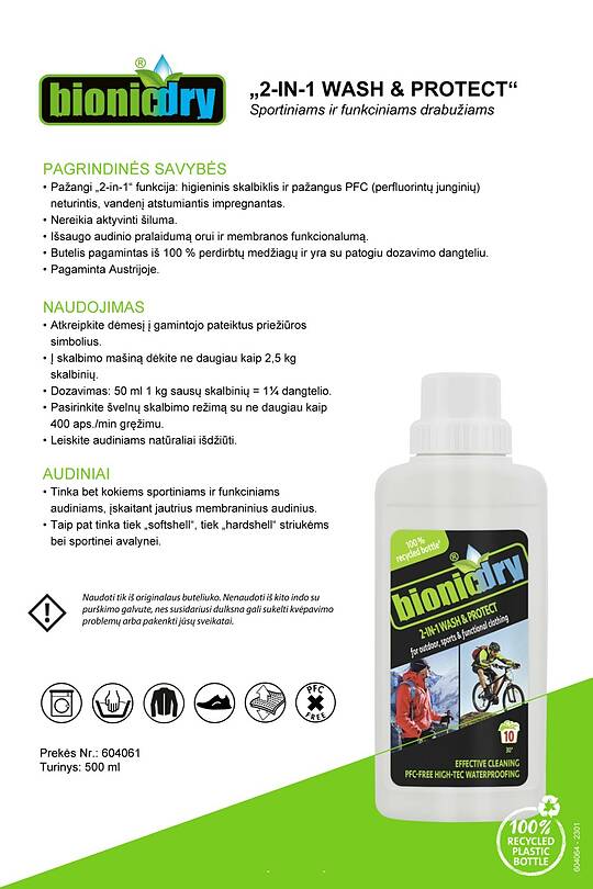 Skalbiklis su impregnantu 2 | Audimas