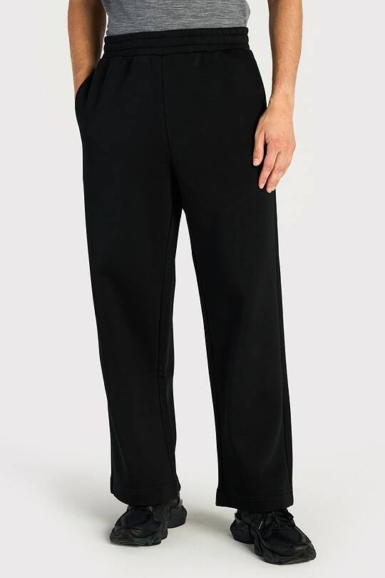 Plačios medvilninės kelnės šiauštu vidumi 2 | Audimas