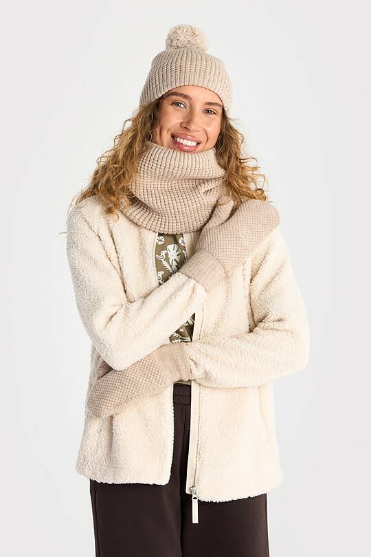 Kepurės, šaliko ir pirštinių rinkinys 2 | Audimas