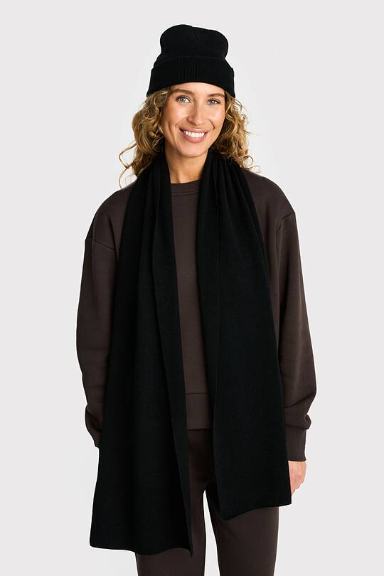 Megztas merino vilnos kepurės ir šaliko rinkinys 2 | Audimas