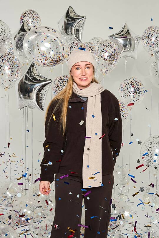 Megztas merino vilnos kepurės ir šaliko rinkinys 1 | Audimas