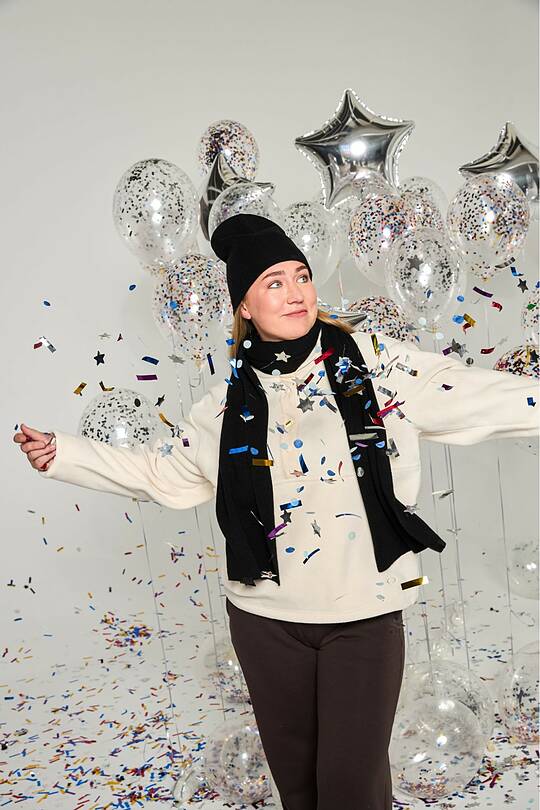 Megztas merino vilnos kepurės ir šaliko rinkinys 1 | Audimas