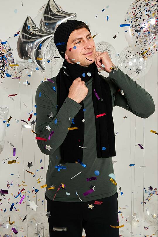 Megztas merino vilnos kepurės ir šaliko rinkinys 1 | Audimas