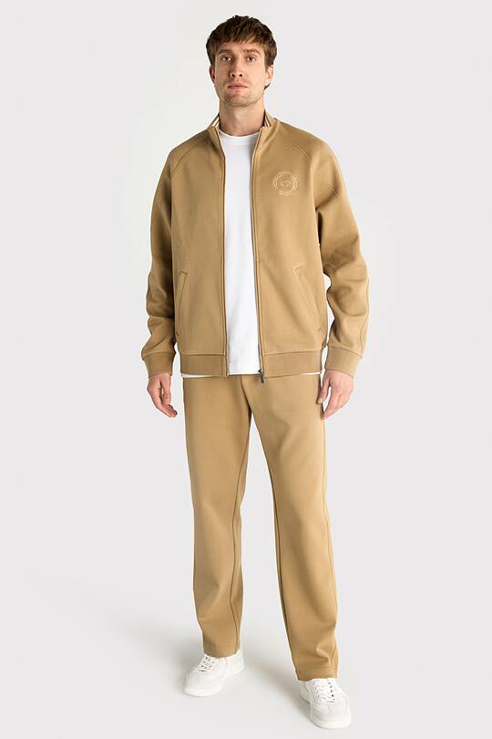 Tiesios medvilninės pikė kelnės 1 | Audimas