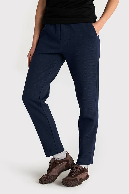 Tekstūrinės siaurėjančios kelnės 2 | Audimas