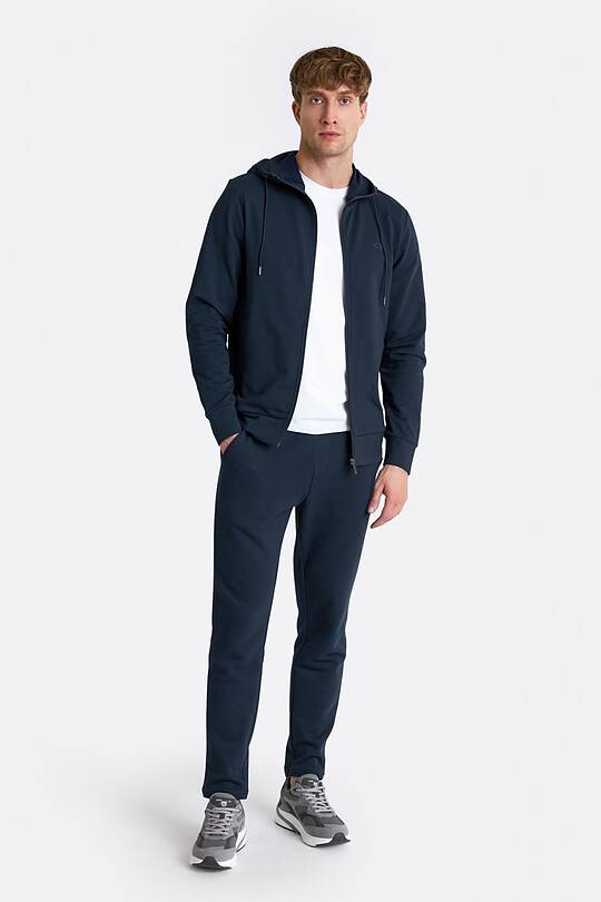 Medvilninės siaurėjančios kelnės 1 | Audimas