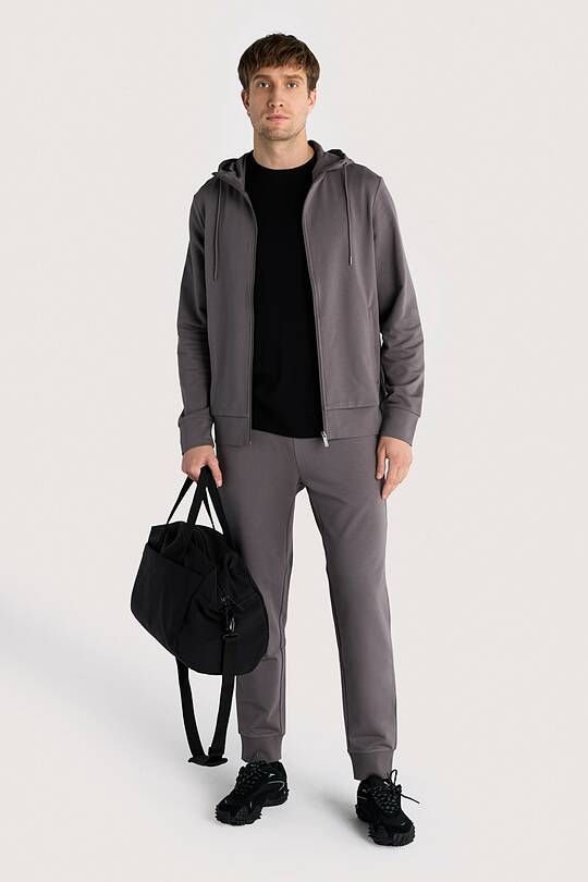 Prigludusios medvilninės kelnės 1 | Audimas