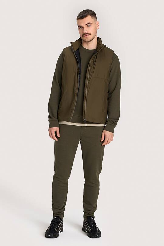 Siaurėjančios medvilninės kelnės 1 | Audimas