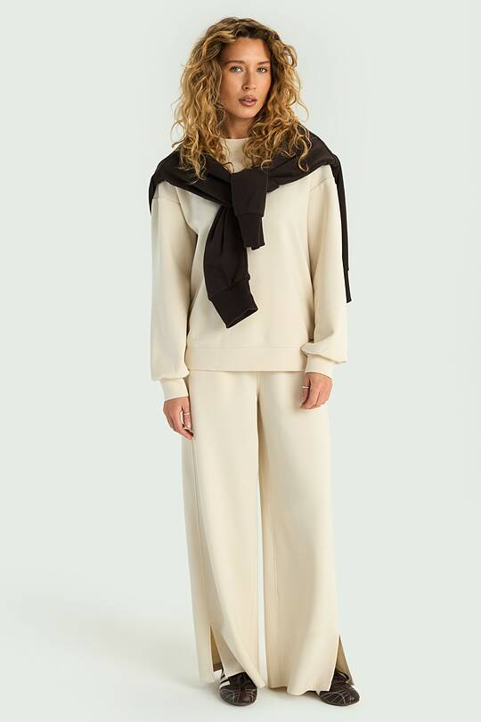 Plačios kelnės su lajocelio pluoštu 1 | Audimas