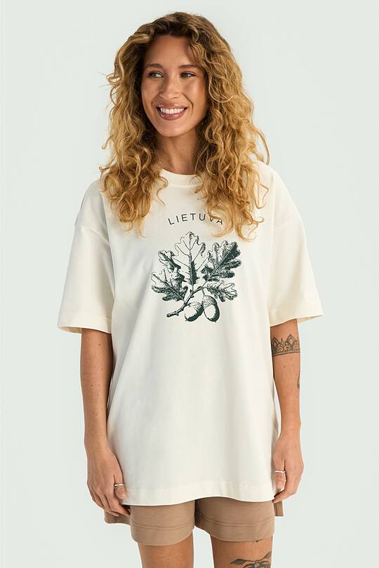 Medvilniniai marškinėliai trumpomis rankovėmis „Ąžuolas“ 2 | Audimas