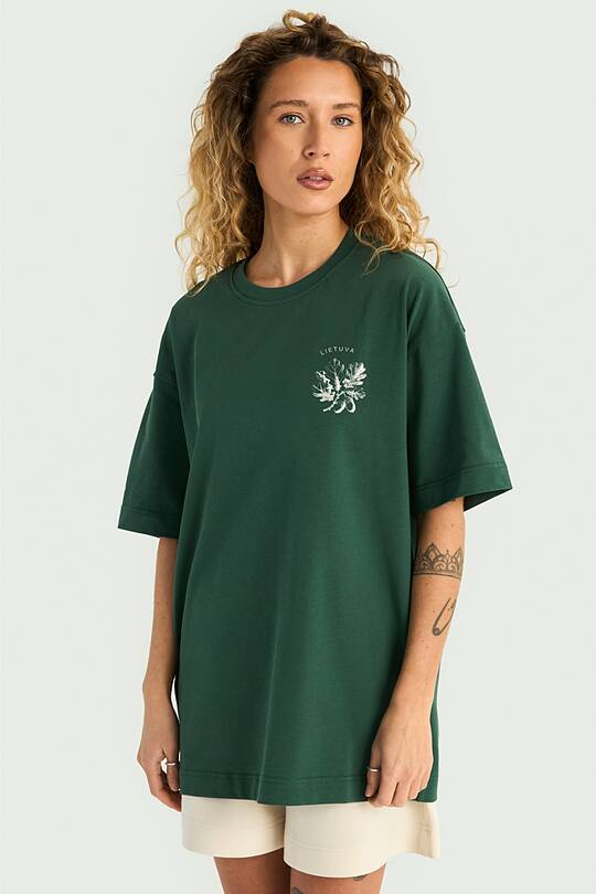 Medvilniniai marškinėliai trumpomis rankovėmis „Ąžuolas mažas“ 2 | Audimas