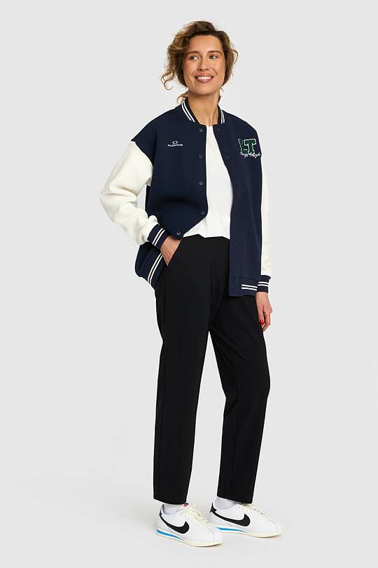 SENSITIVE medžiagos siaurėjančios kelnės 1 | Audimas