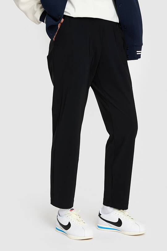 SENSITIVE medžiagos siaurėjančios kelnės 2 | Audimas