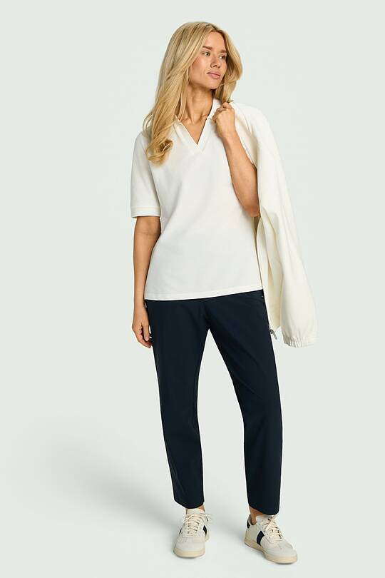 SENSITIVE medžiagos siaurėjančios kelnės 1 | Audimas