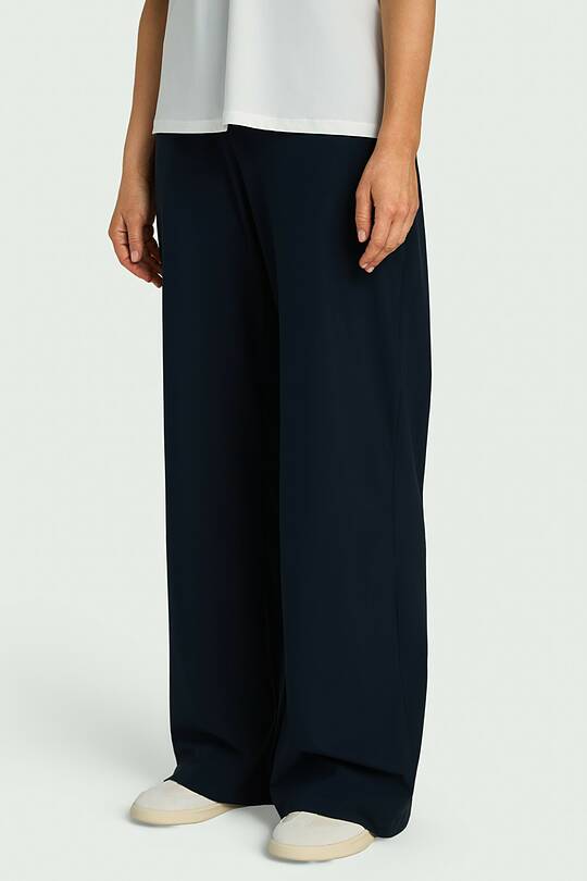 SENSITIVE medžiagos laisvo silueto kelnės 2 | Audimas