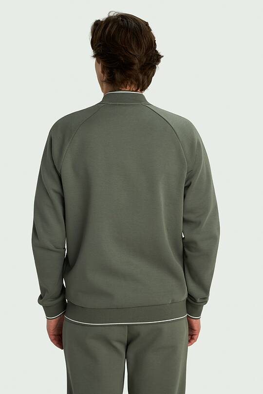 Atsegamas medvilninis pikė bomberio švarkelis 2 | Audimas