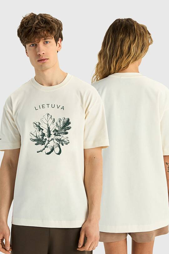 Medvilniniai marškinėliai trumpomis rankovėmis „Ąžuolas“ 1 | Audimas