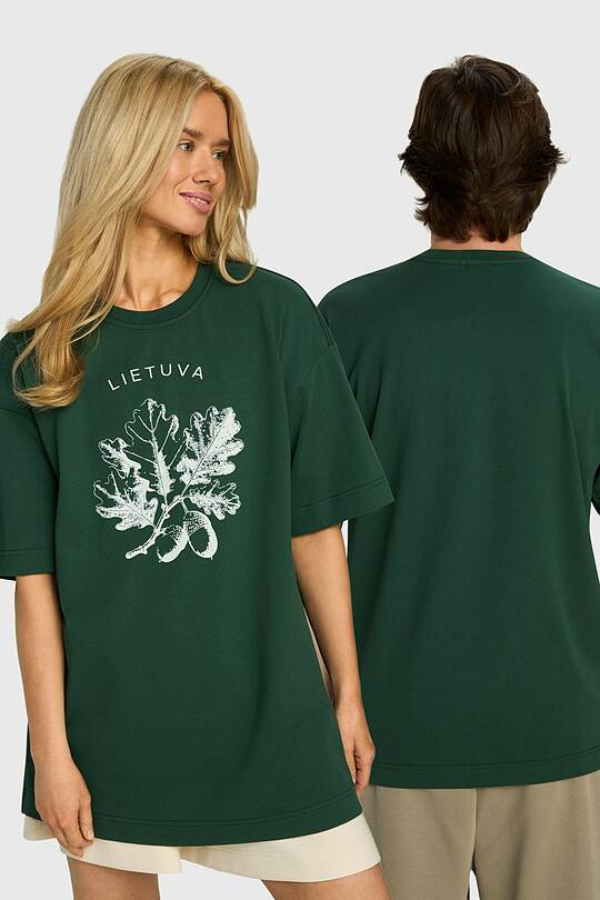 Medvilniniai marškinėliai trumpomis rankovėmis „Ąžuolas“ 1 | Audimas