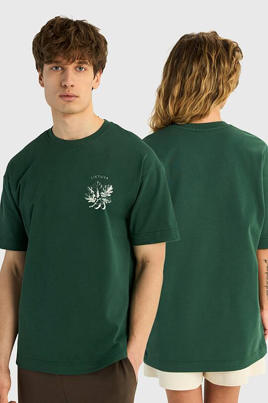 Medvilniniai marškinėliai trumpomis rankovėmis „Ąžuolas mažas“ 1 | Audimas