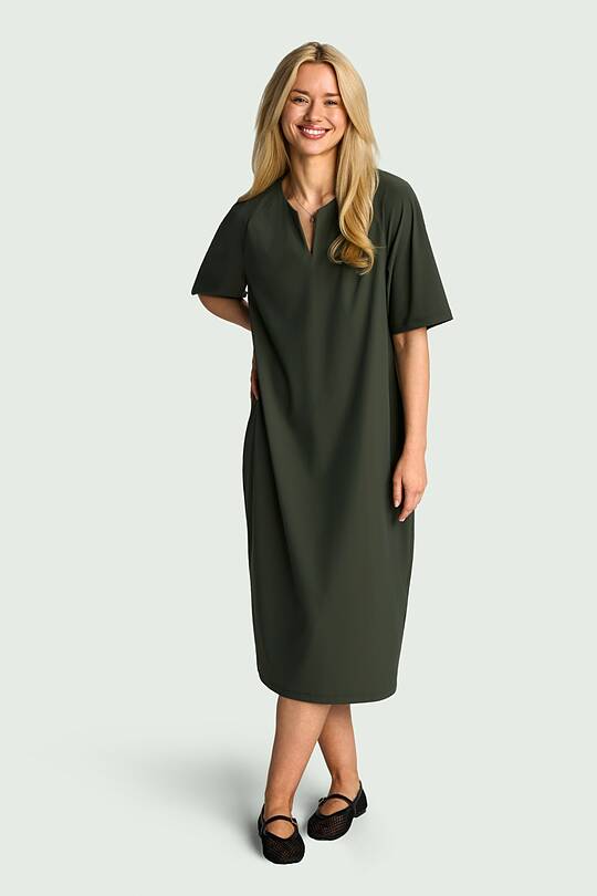 SENSITIVE medžiagos suknelė trumpomis rankovėmis 1 | Audimas