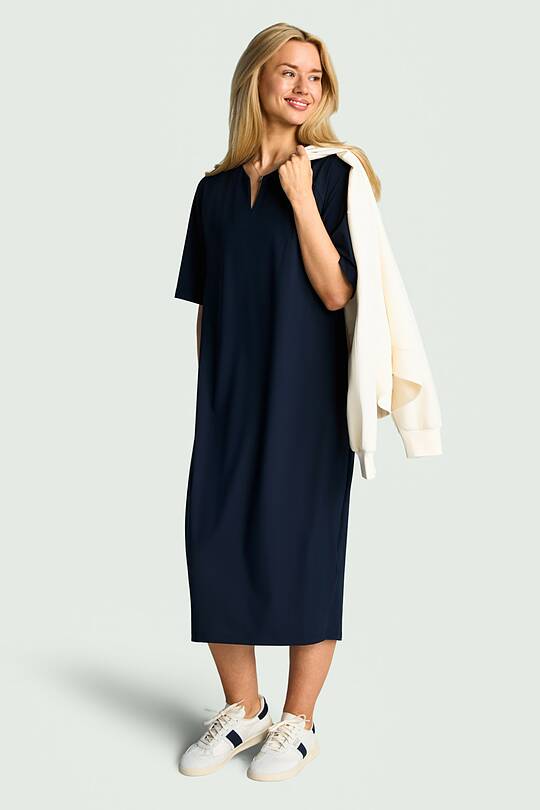 SENSITIVE medžiagos suknelė trumpomis rankovėmis 1 | Audimas