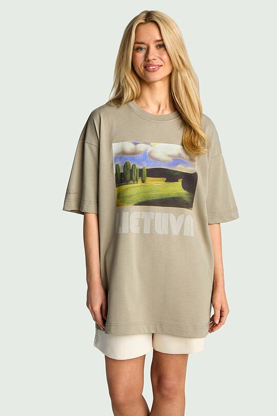 Medvilniniai marškinėliai trumpomis rankovėmis „Medeliai“ 1 | Audimas