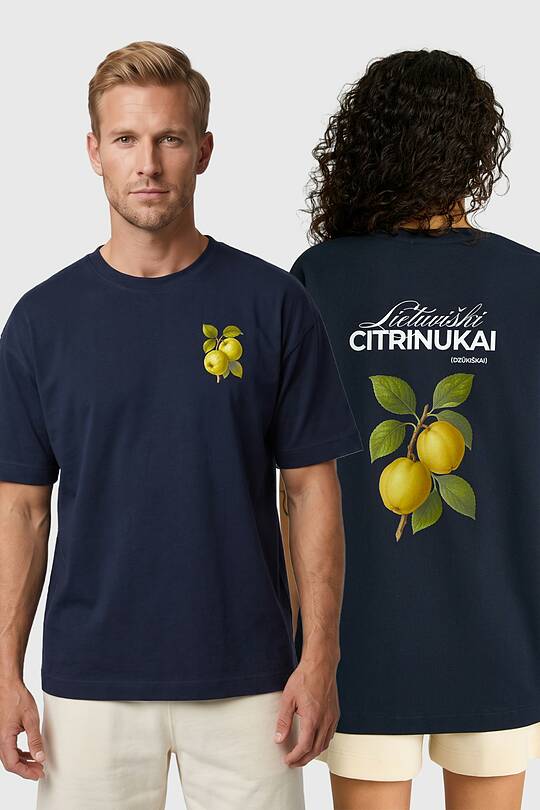 Medvilniniai marškinėliai trumpomis rankovėmis „Citrinukai“ 1 | Audimas