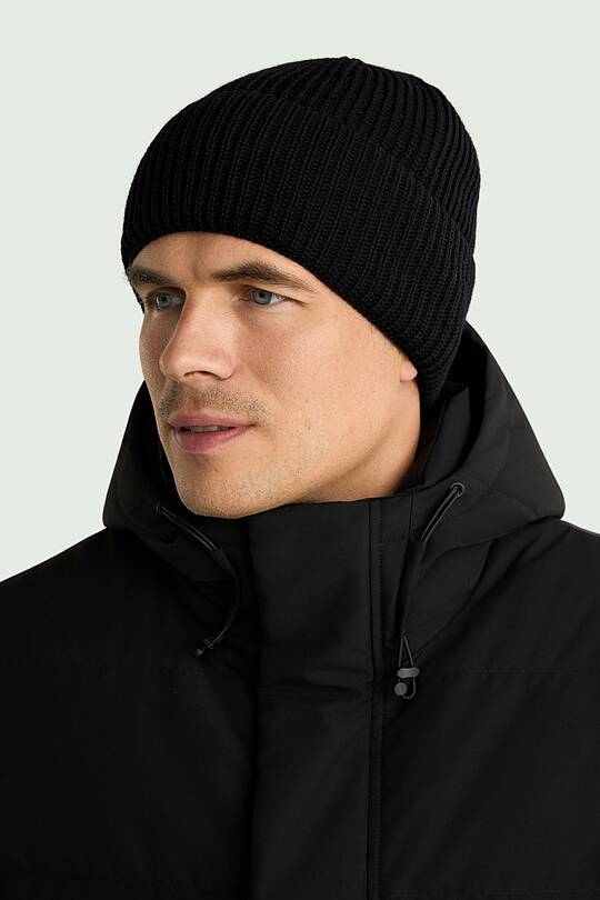 Megzta merino vilnos kepurė 1 | Audimas