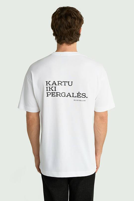 Medvilniniai unisex marškinėliai trumpomis „Kartu iki pergalės“ 1 | Audimas