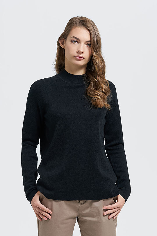 Merino vilnos megztinis 1 | JUODA | Audimas