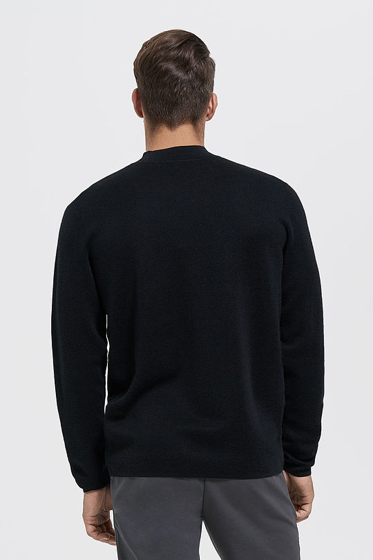 Merino vilnos megztinis 2 | JUODA | Audimas