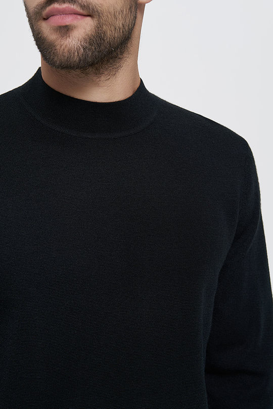 Merino vilnos megztinis 3 | JUODA | Audimas
