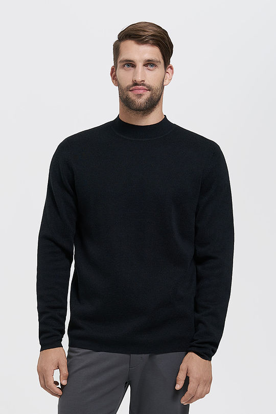 Merino vilnos megztinis 1 | JUODA | Audimas