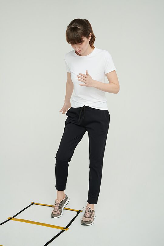 Funkcionalios kelnės 5 | JUODA | Audimas