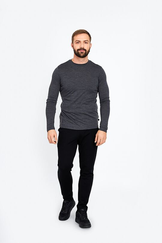Merino vilnos kelnės 1 | JUODA | Audimas