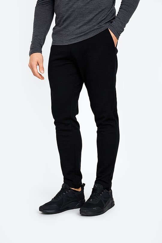 Merino vilnos kelnės 2 | JUODA | Audimas