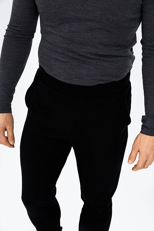 Merino vilnos kelnės 5 | JUODA | Audimas