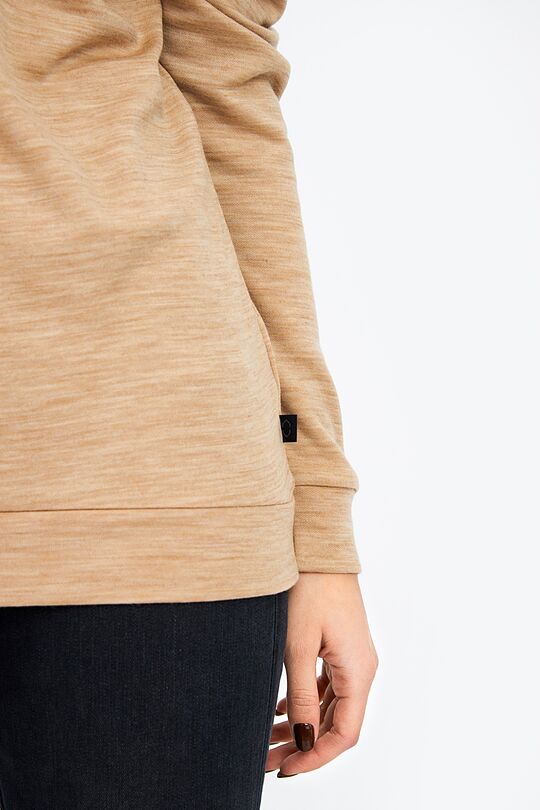 Merino vilnos ir bambuko pluošto džemperis 5 | RUDA | Audimas