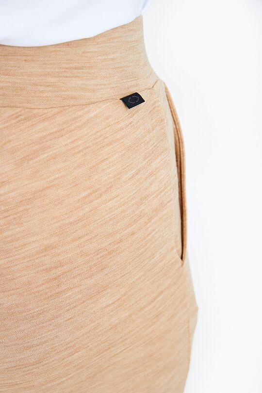 Merino vilnos ir bambuko pluošto kelnės 4 | RUDA | Audimas