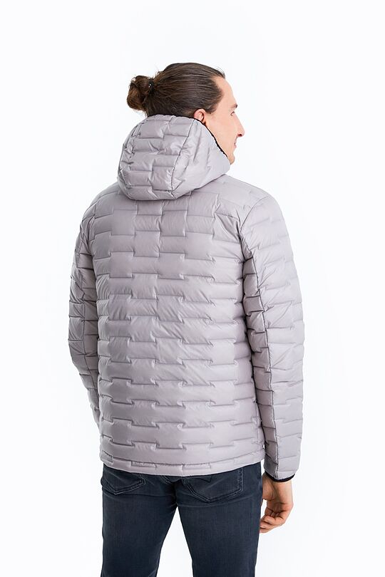 Lengva pūkinė striukė 2 | PILKA | Audimas