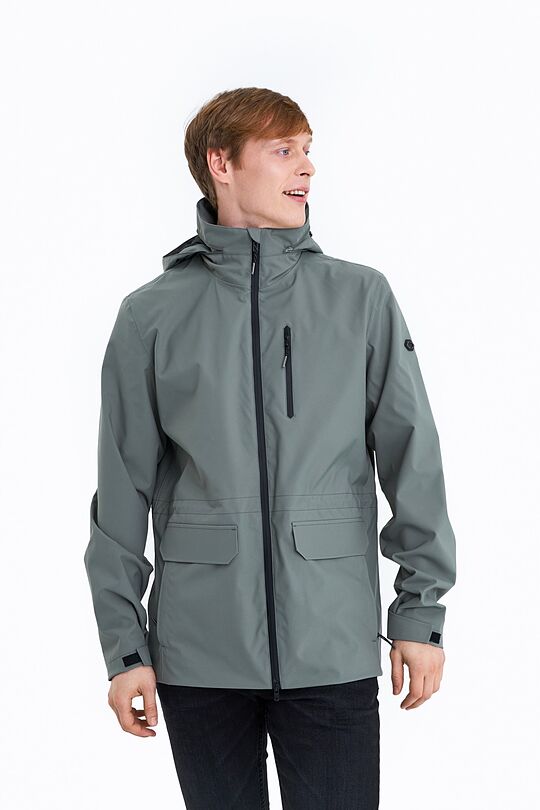 Lengva apsauganti nuo lietaus parka 1 | ŽALIA/CHAKI/SALOTINĖ | Audimas