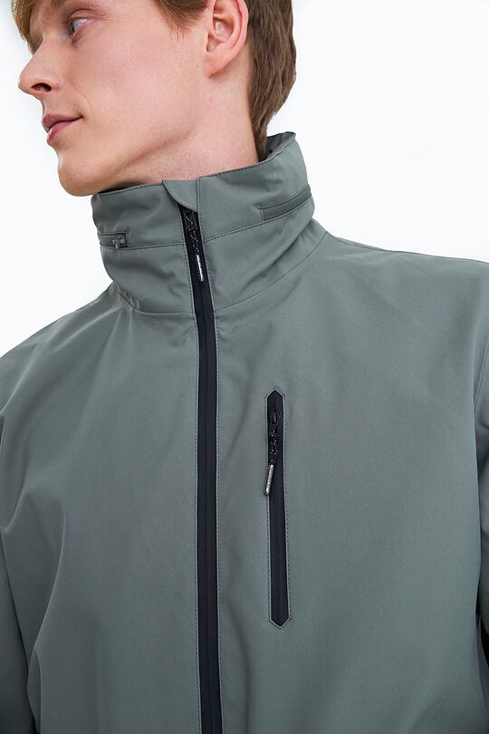 Lengva apsauganti nuo lietaus parka 6 | ŽALIA | Audimas