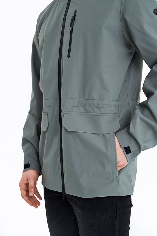 Lengva apsauganti nuo lietaus parka 9 | ŽALIA/CHAKI/SALOTINĖ | Audimas
