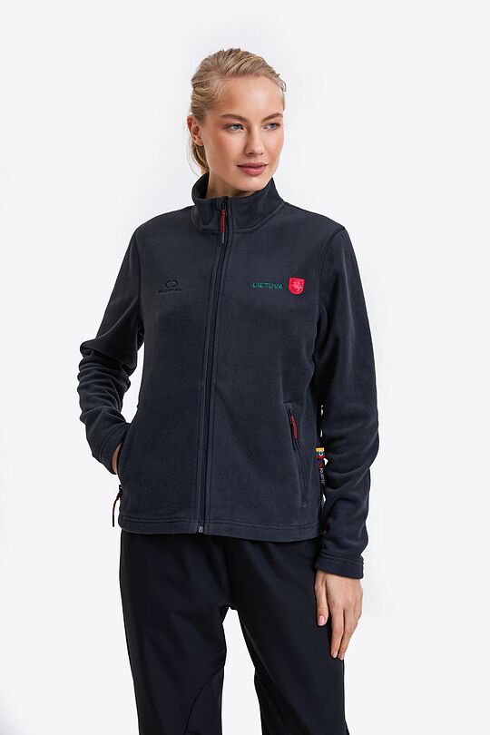 Polartec fliso džemperis su užtrauktuku 1 | JUODA | Audimas
