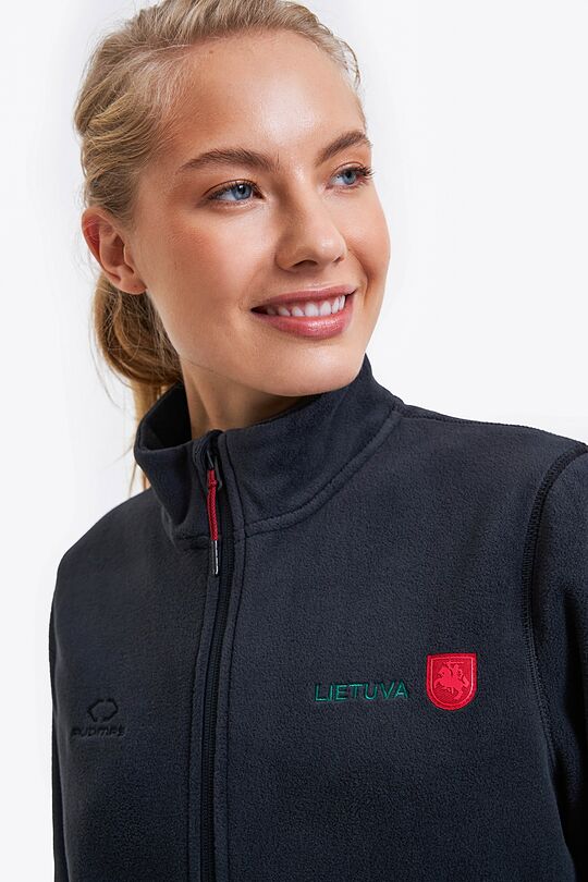 Polartec fliso džemperis su užtrauktuku 2 | JUODA | Audimas